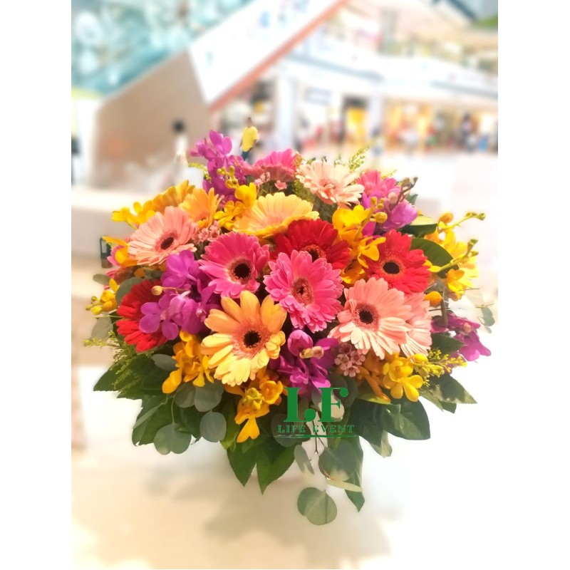 FT_04, 太陽花 檯花擺設