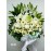 FA_12, 白色葉牡丹大波斯菊太陽花 帛事花籃